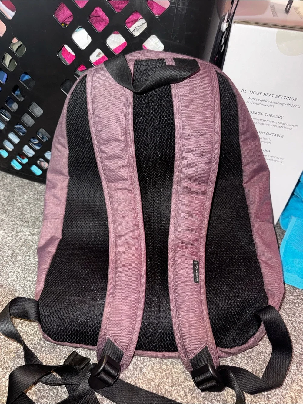 Fox Wild 'n Free Mauve Backpack with Black Accents